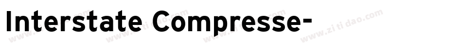 Interstate Compresse字体转换